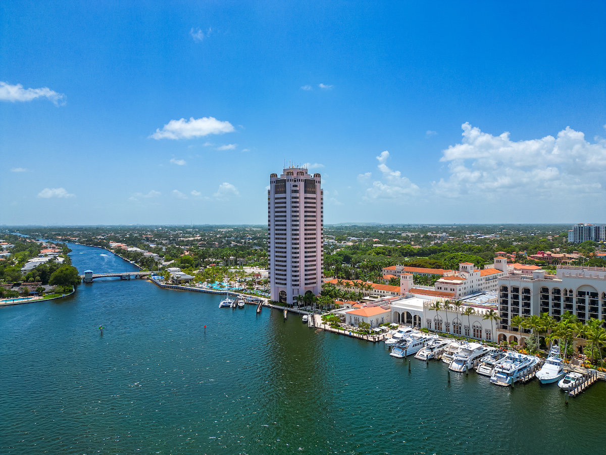 Boca Raton aerial shot